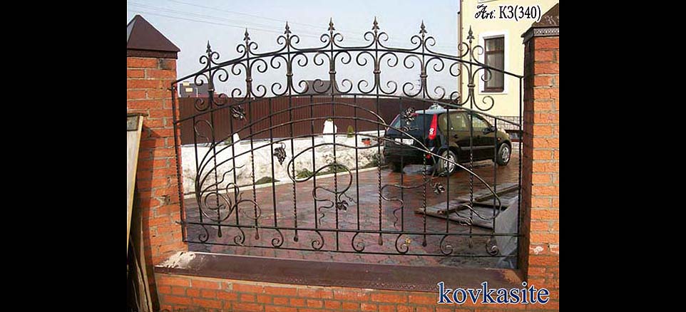 кованый забор в москве №40